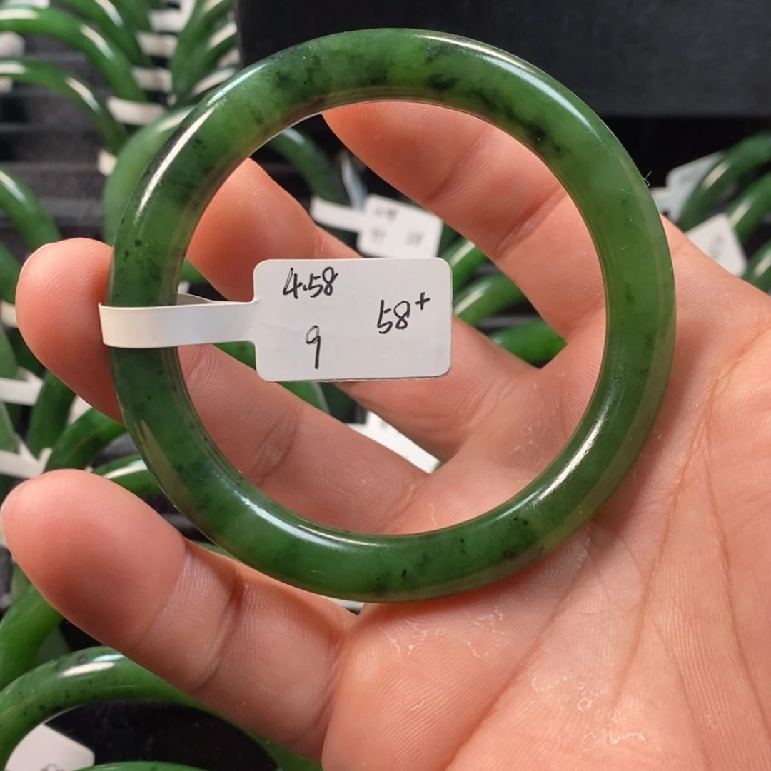 和田玉（碧玉）未镶嵌手镯58