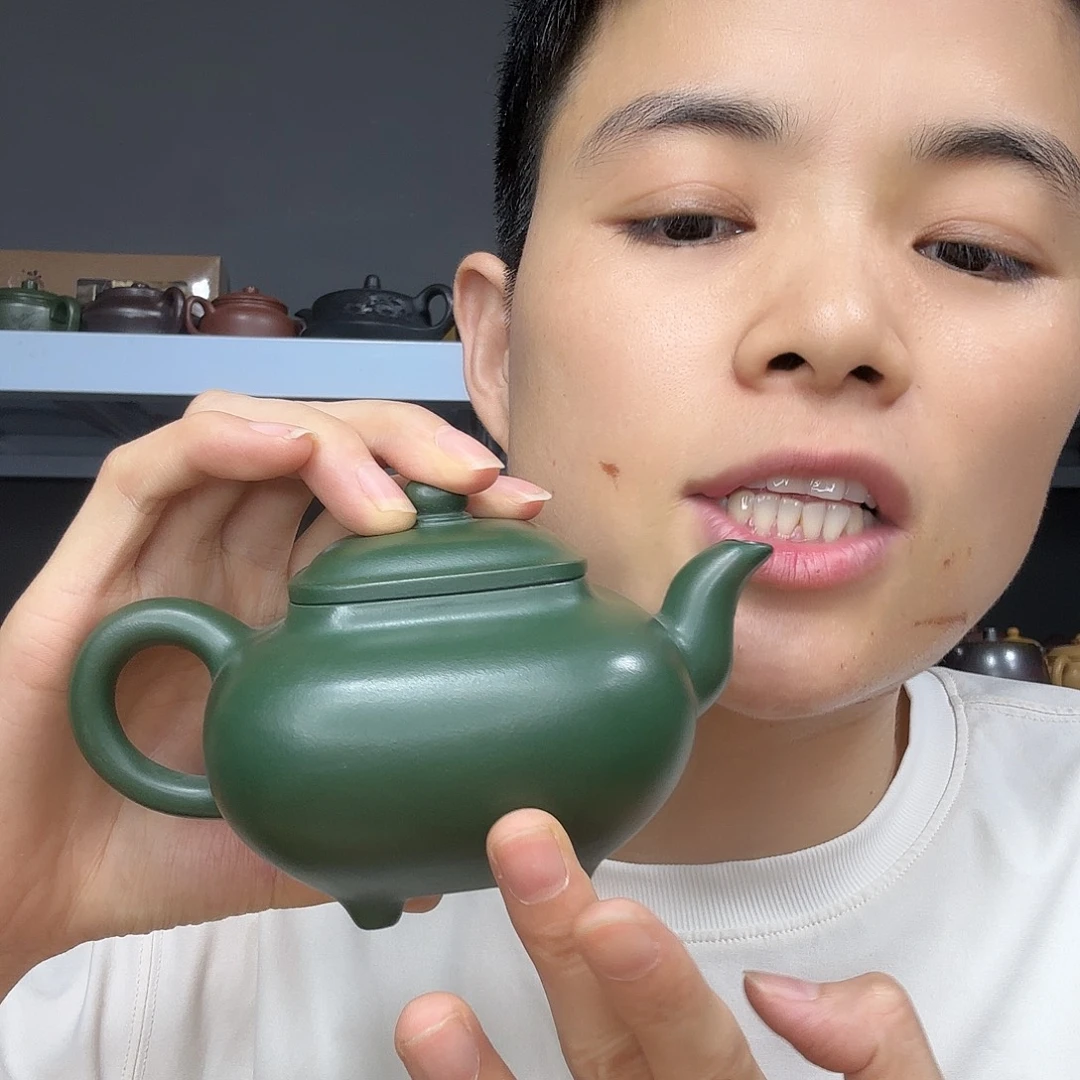 茶壶底槽青民间手艺人全手工制作