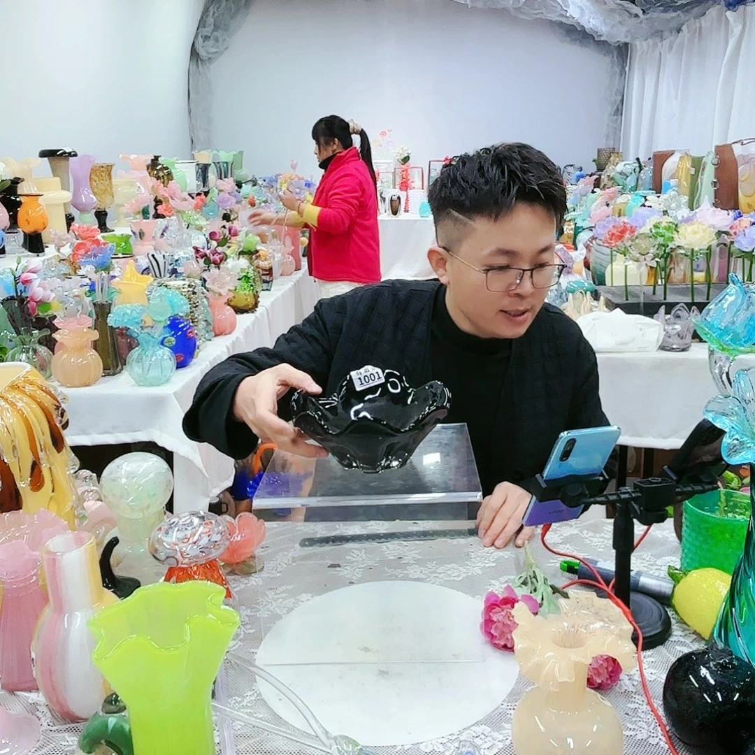 瑕疵福利品不退不换琉璃摆件