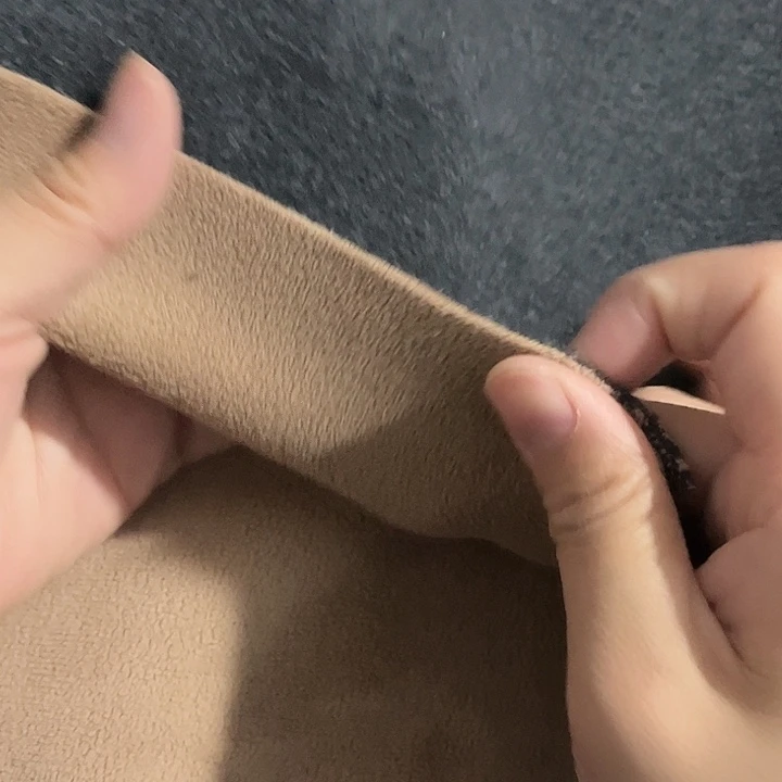 深花灰色奥粒绒1米长带螺纹手