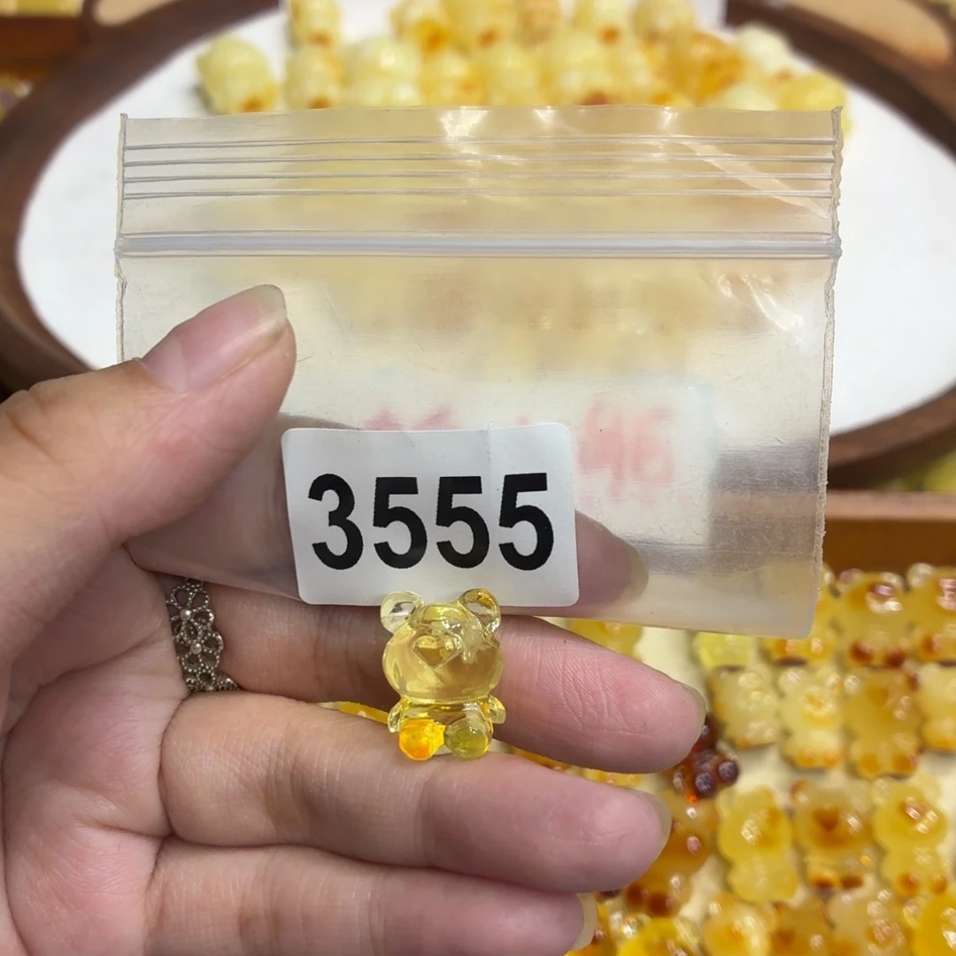 琥珀未镶嵌毛衣链