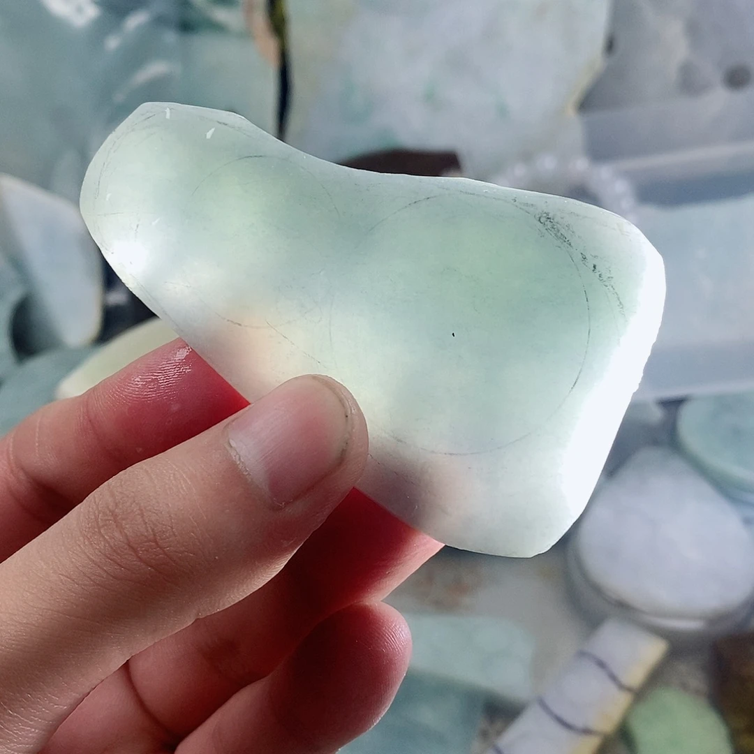 翡翠散珠天然缅甸翡翠a货13