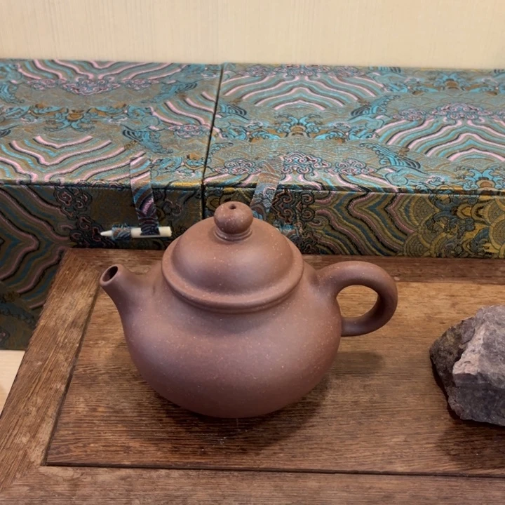 茶壶紫砂容天陈腐老紫泥紫砂壶