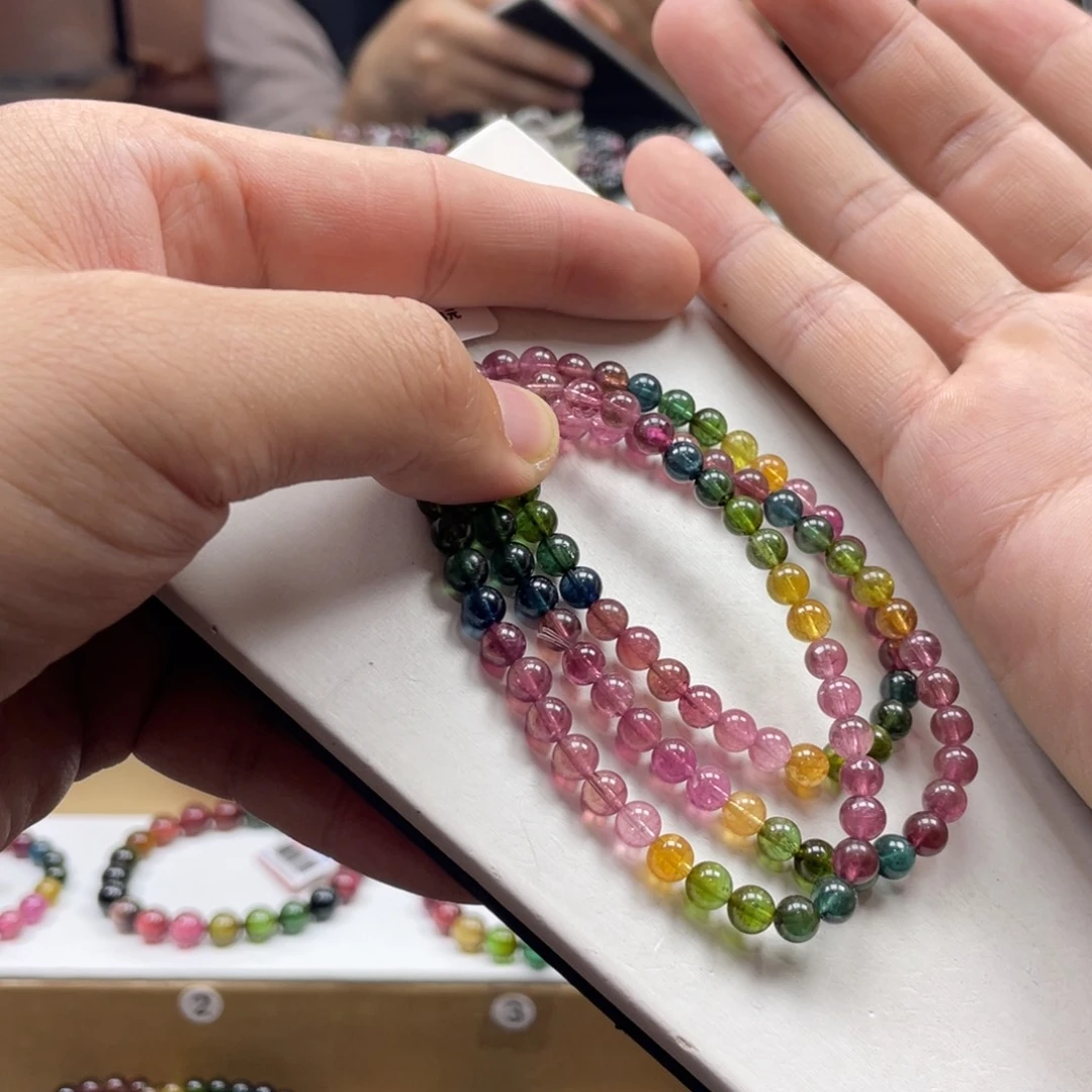 碧玺手串未镶嵌5.5mm.mmmmmmmmmmm