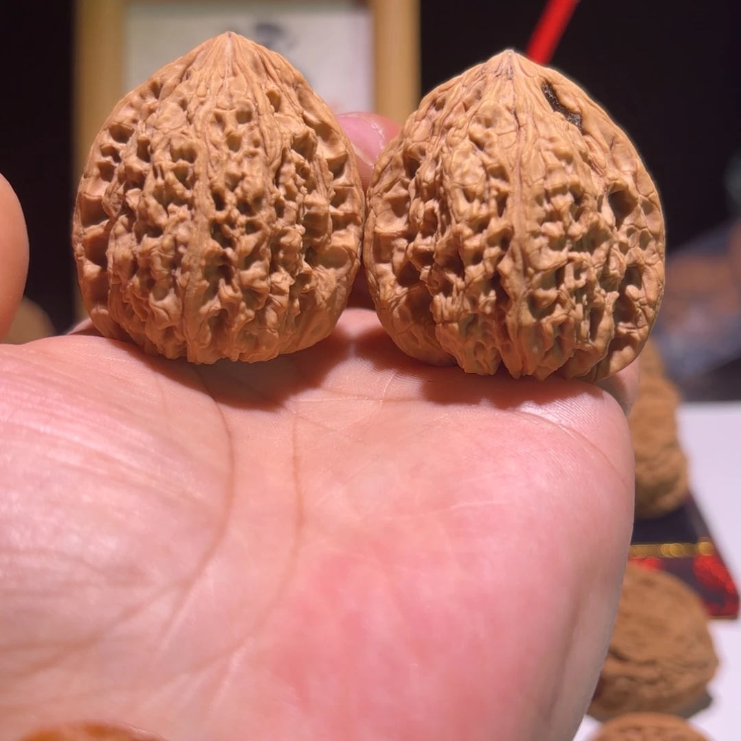 桃核把件南将40高炮有黄