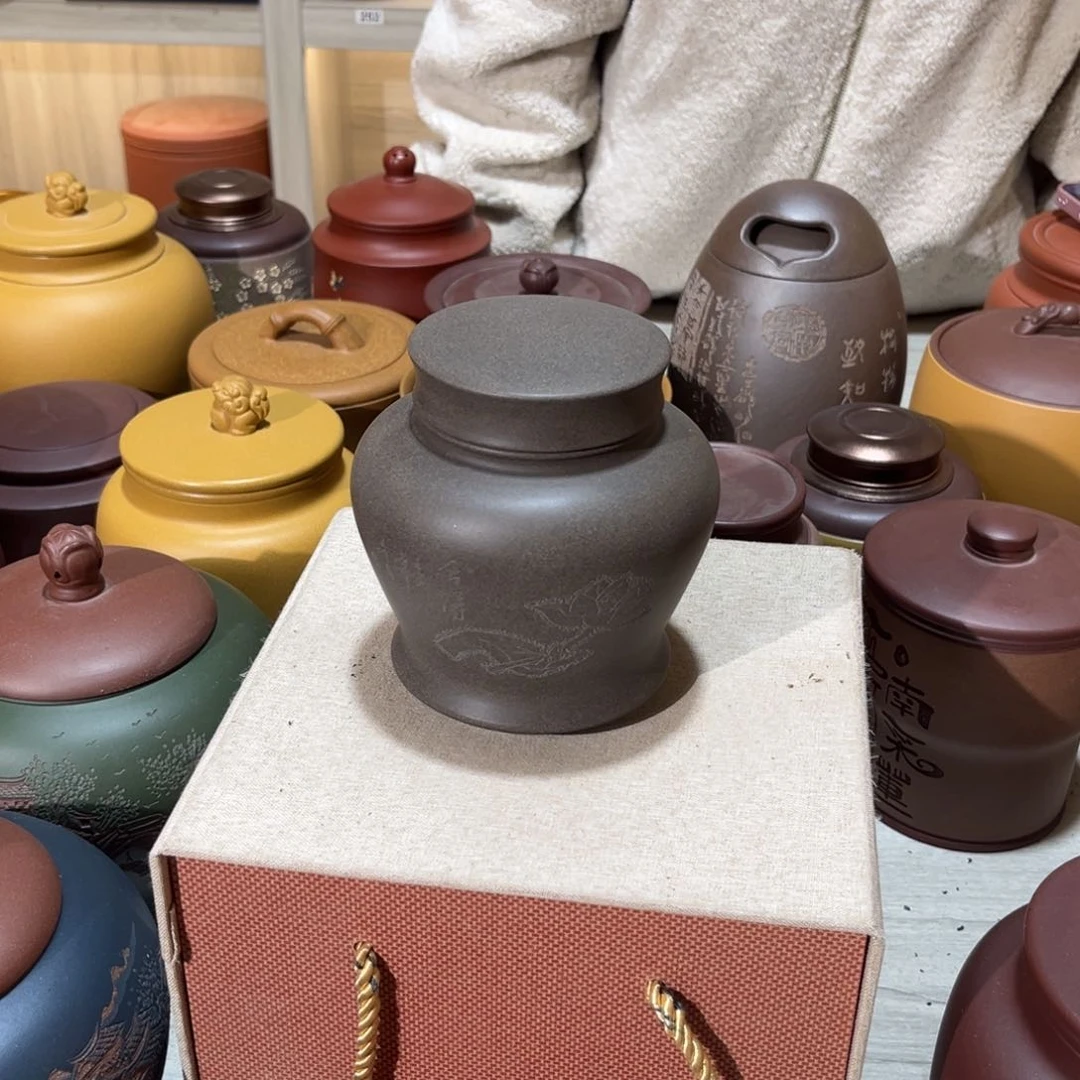 紫砂茶叶罐紫砂的制作