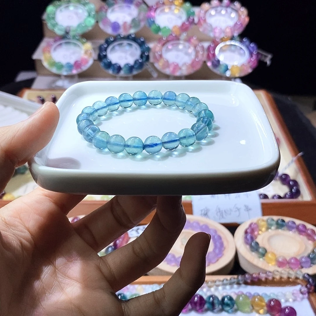 手链未镶嵌萤石天空蓝色