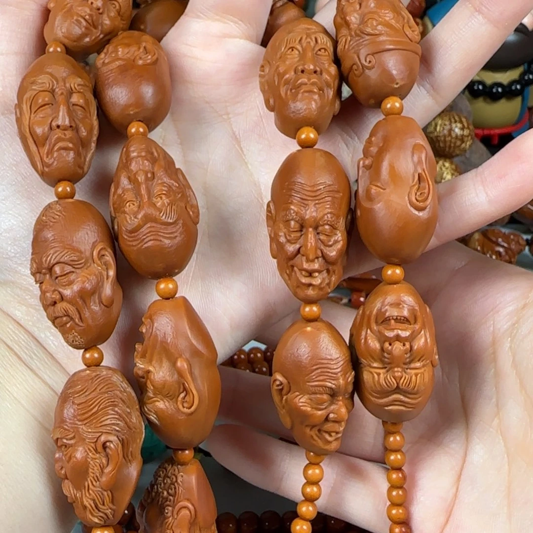 手串/手链橄榄核19写实十八罗汉