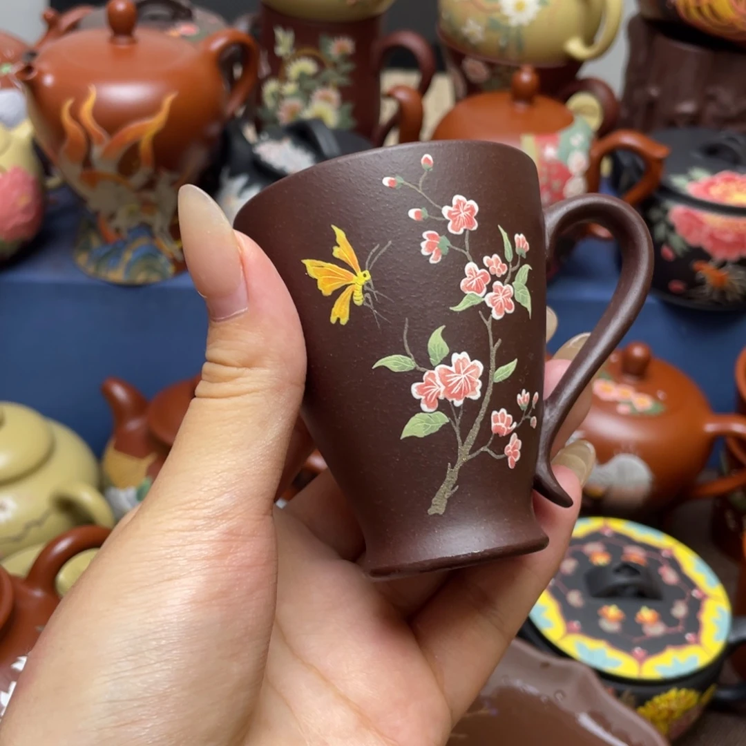 紫砂茶杯紫砂主人杯100cc
