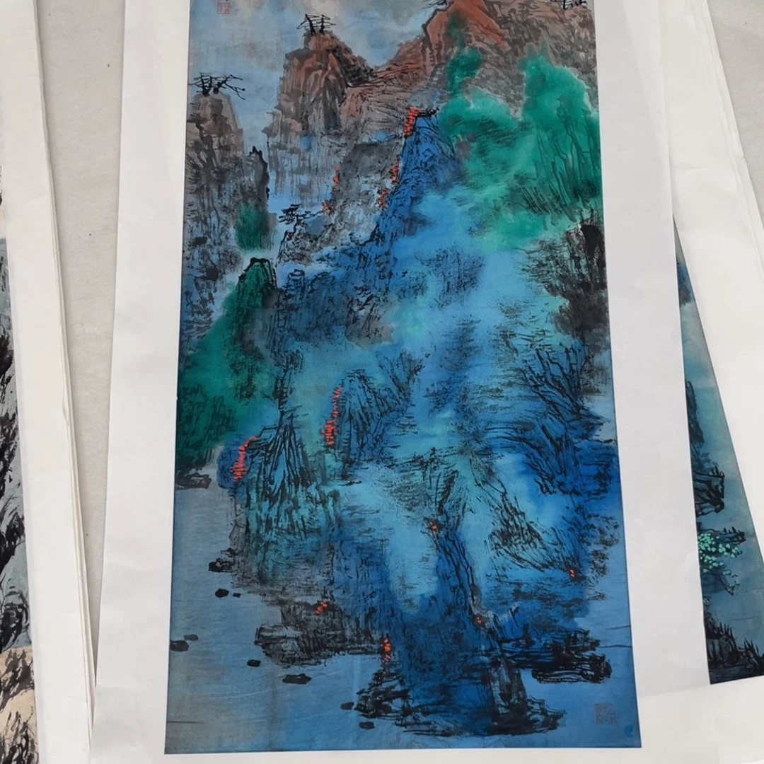 国画竹颖老师绘画