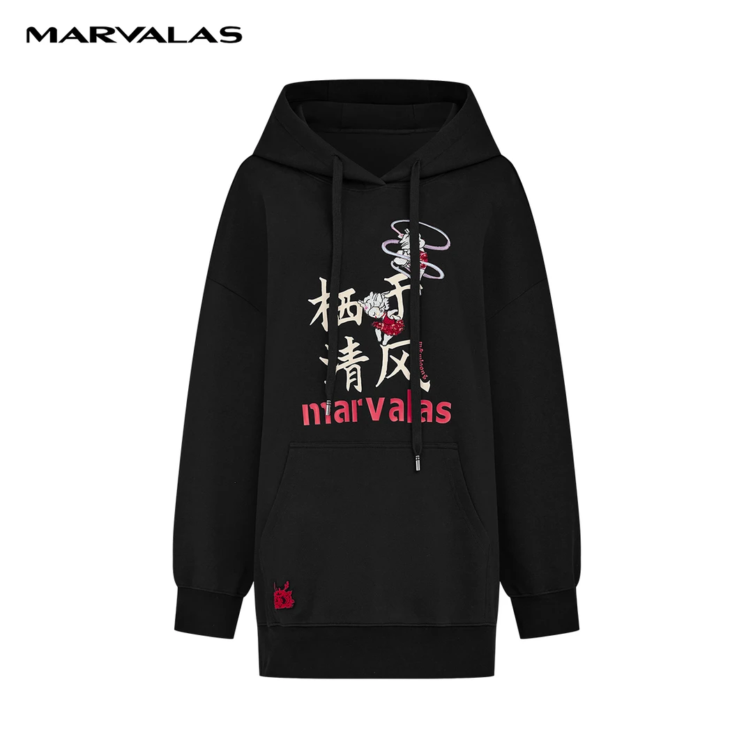 【籽言专属】曼德诗龙年连帽卫衣2024春棉质字母印花上衣M317308631