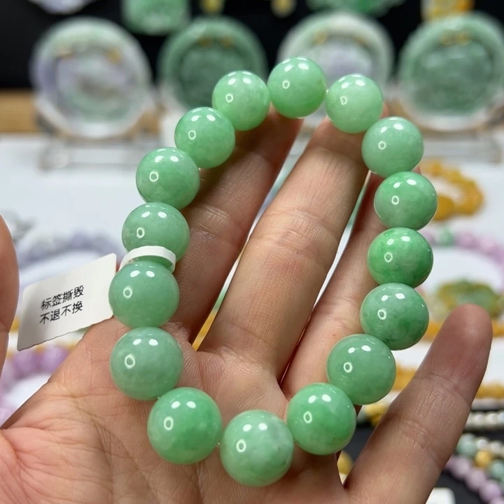 未镶嵌手链翡翠手串