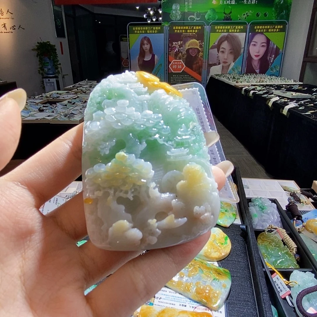 颈饰未镶嵌翡翠翡翠