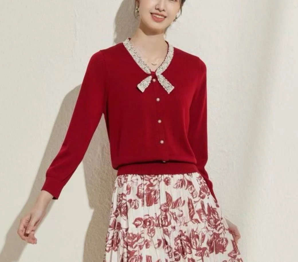 2026新年款时尚减龄气质百搭天丝衫532067