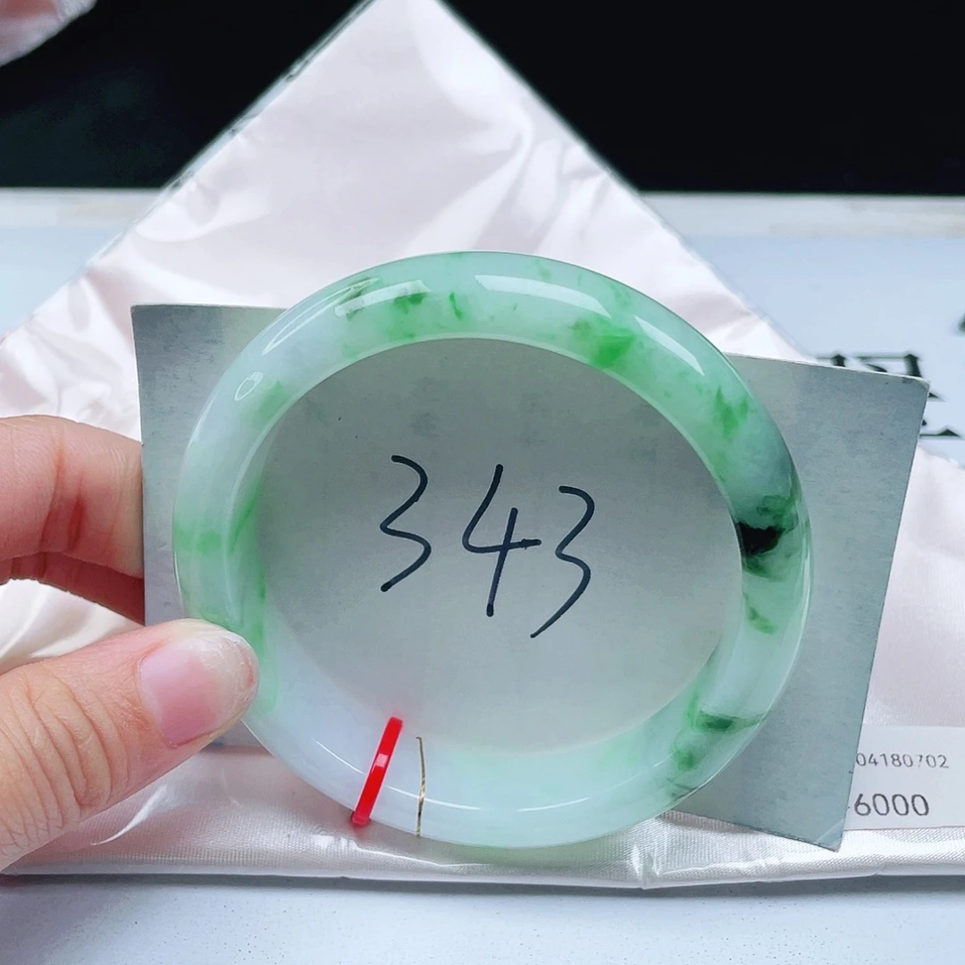 翡翠未镶嵌手镯58正圈