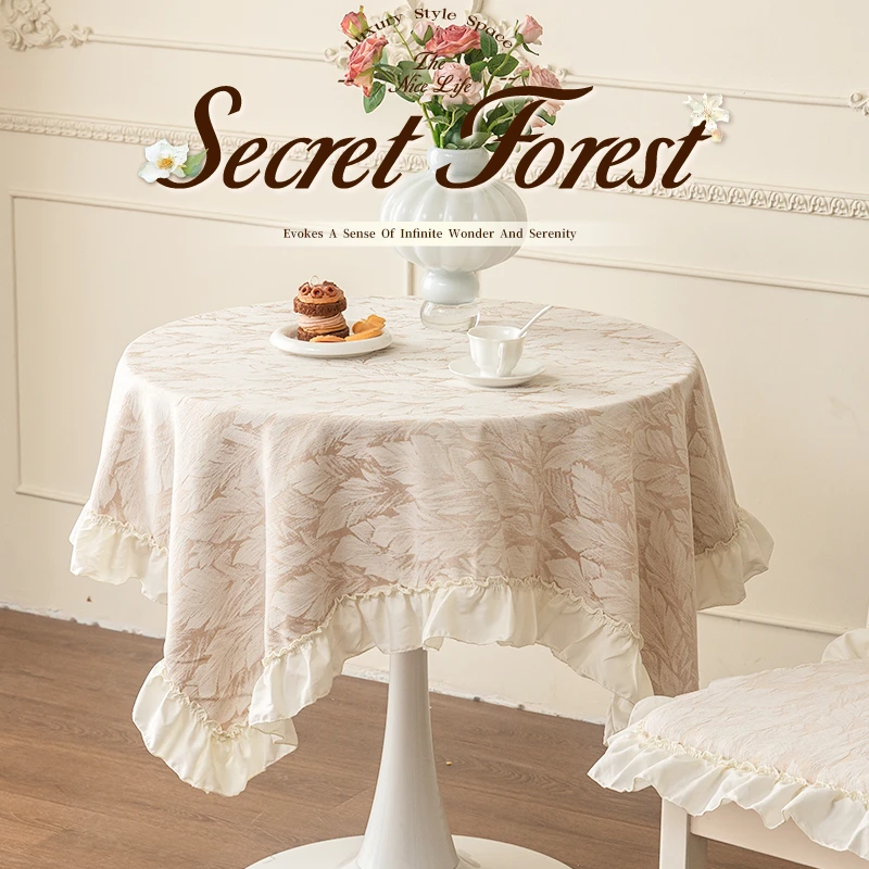 椿曼雪尼尔椅垫桌布