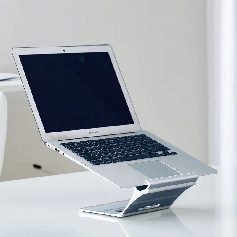 苹果华为笔记本电脑支架平板极简轻奢铝合金增高漂浮悬空散热底座