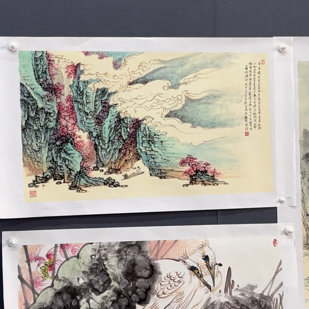国画勇**惧时程蛟老师山水作品婉