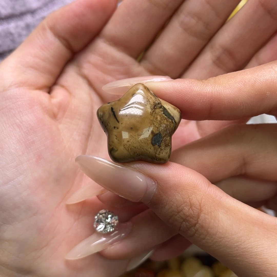 琥珀未镶嵌裸石天然琥珀根珀星星
