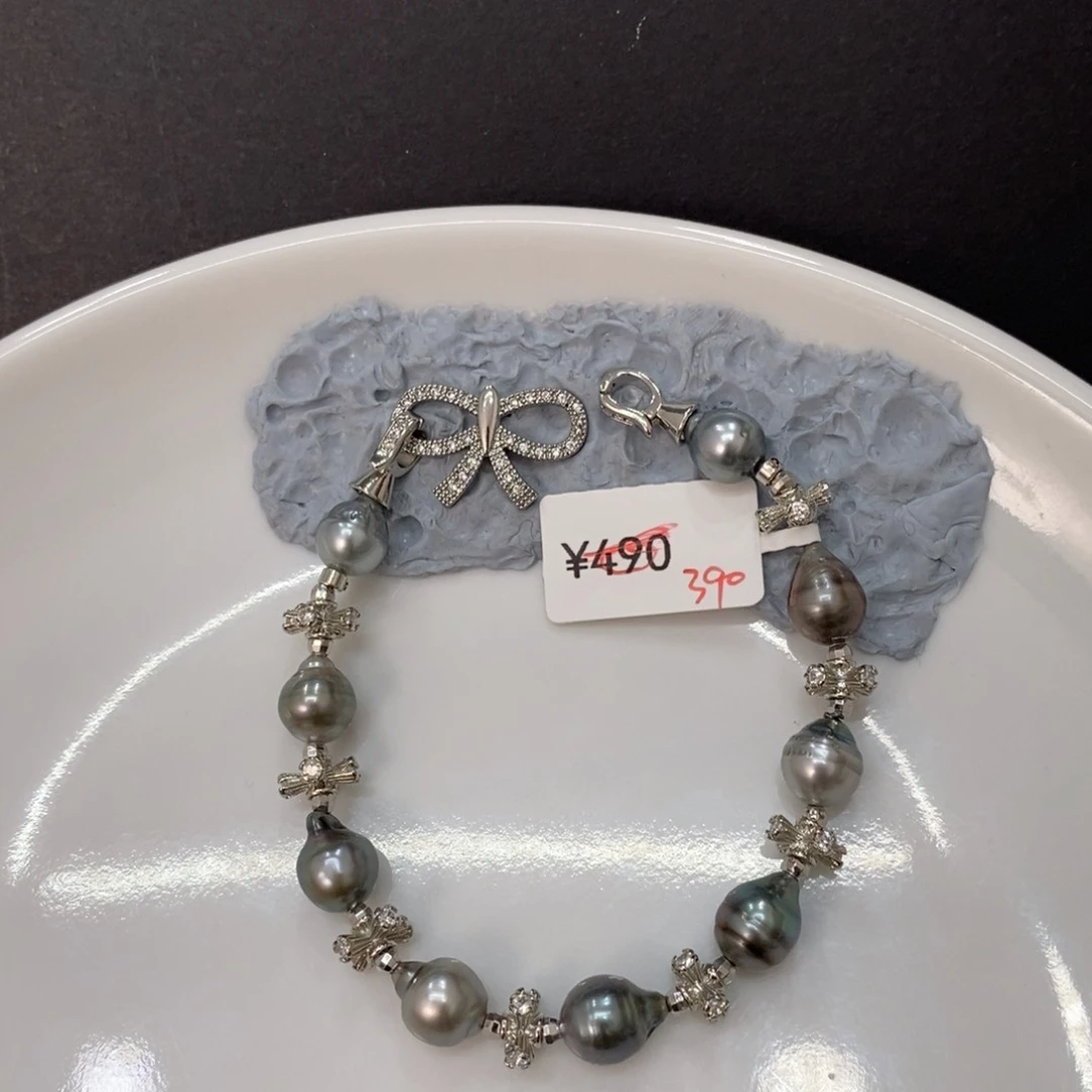 海水珍珠裸珠娜*福利大溪地手串8-10不退换琴