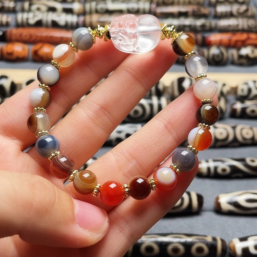 玛瑙/玉髓手链未镶嵌