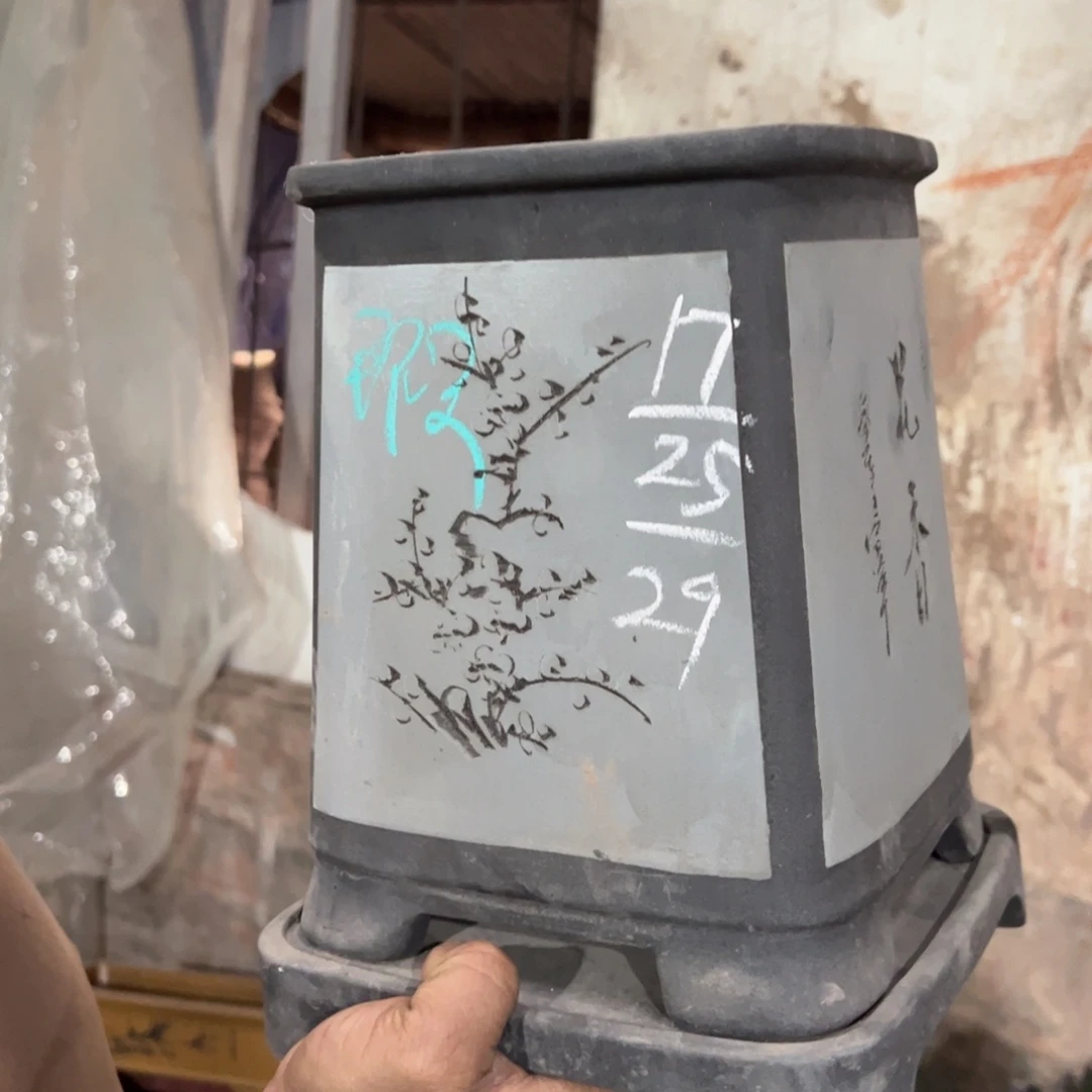 紫砂花盆紫砂花盆