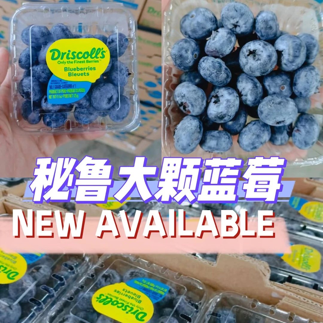 怡颗莓Driscoll’s秘鲁蓝莓125g四川省