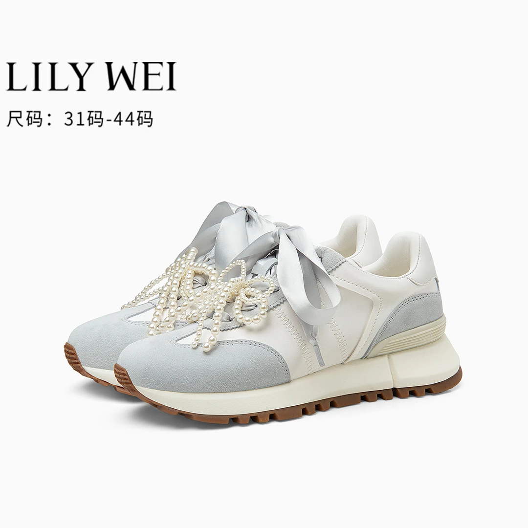 LilyWei【温柔时光】25新款百搭阿甘鞋简约复古德训鞋小码313233