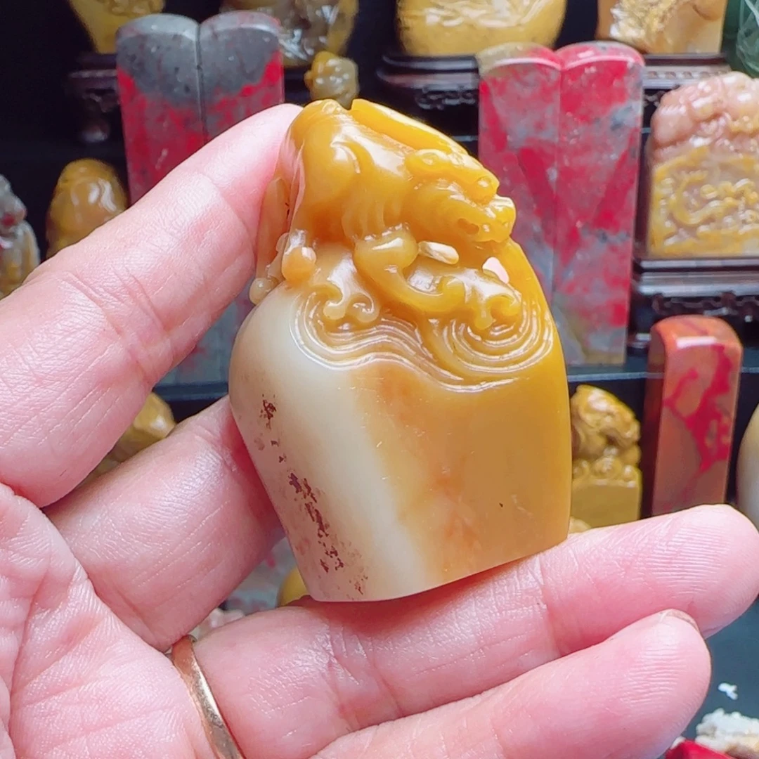 昌化石田黄石印章