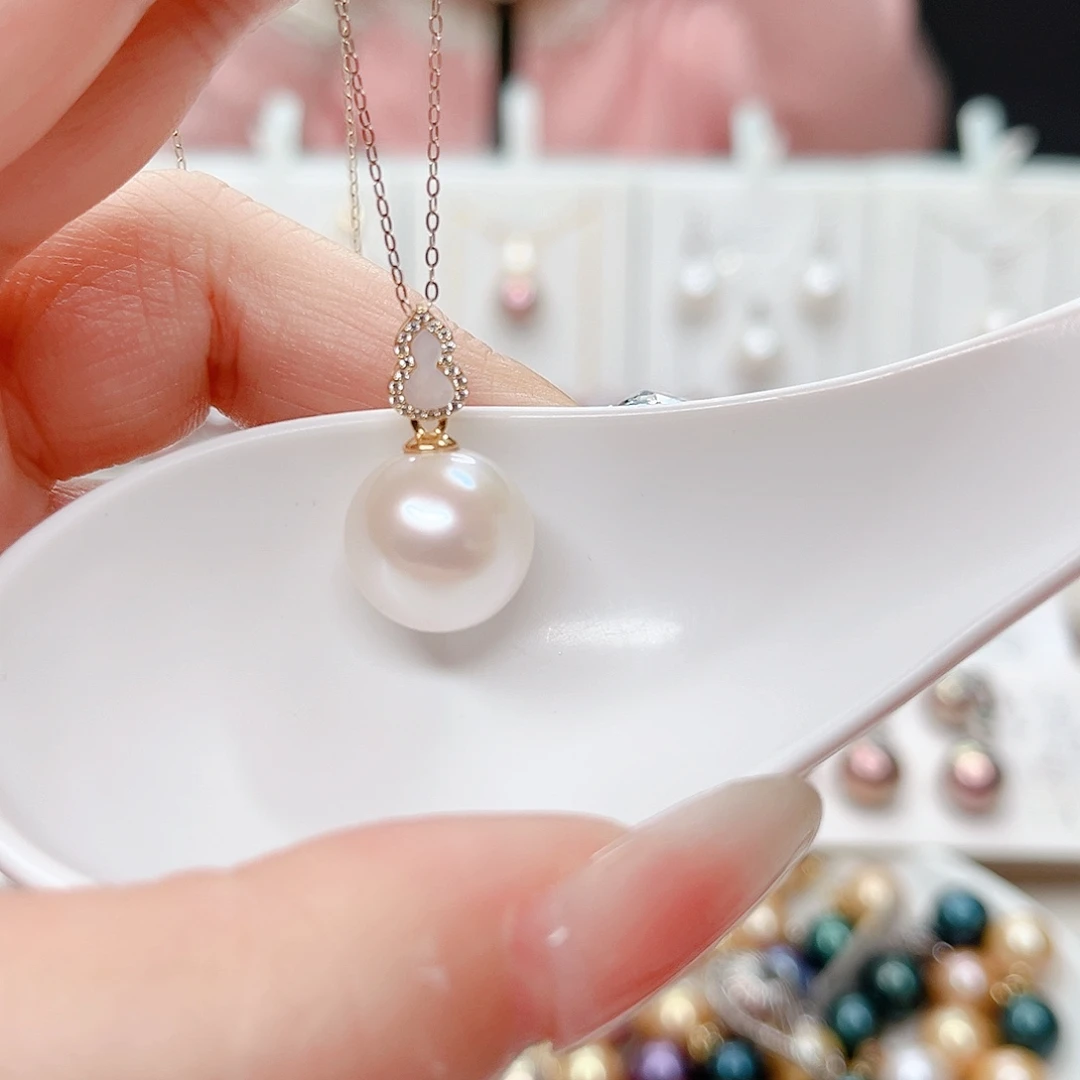 吊坠(赠链)银S925镶嵌淡水珍珠