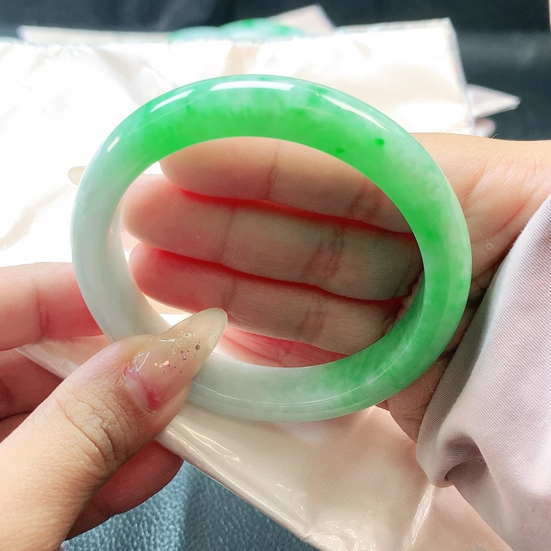 未镶嵌手镯翡翠59圈2543