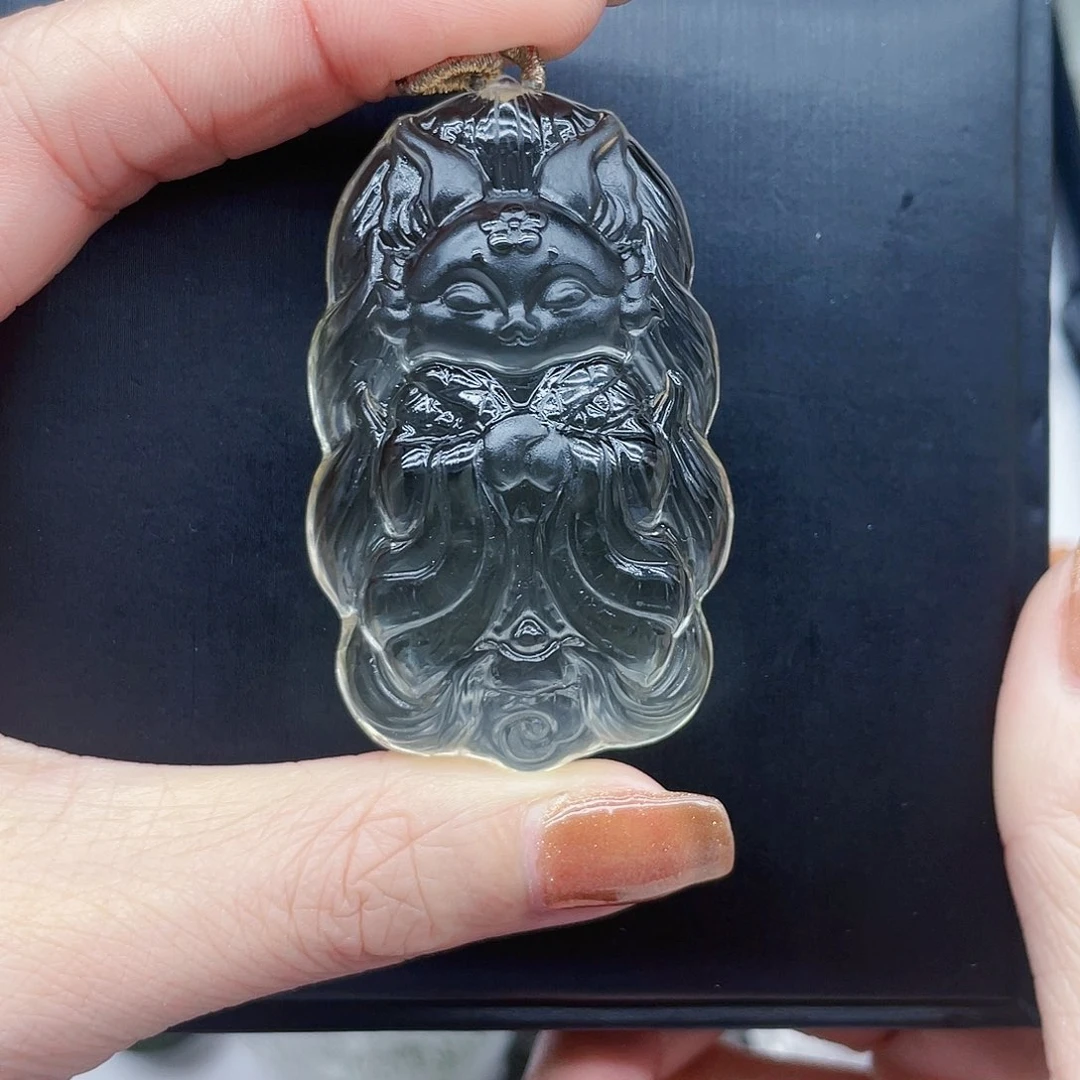 水晶吊坠(不含链)未镶嵌宝*?