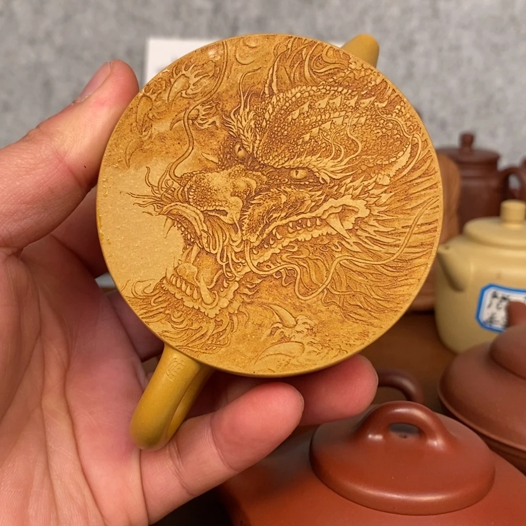 紫砂茶壶王**徒微瑕精工汉瓦150cc