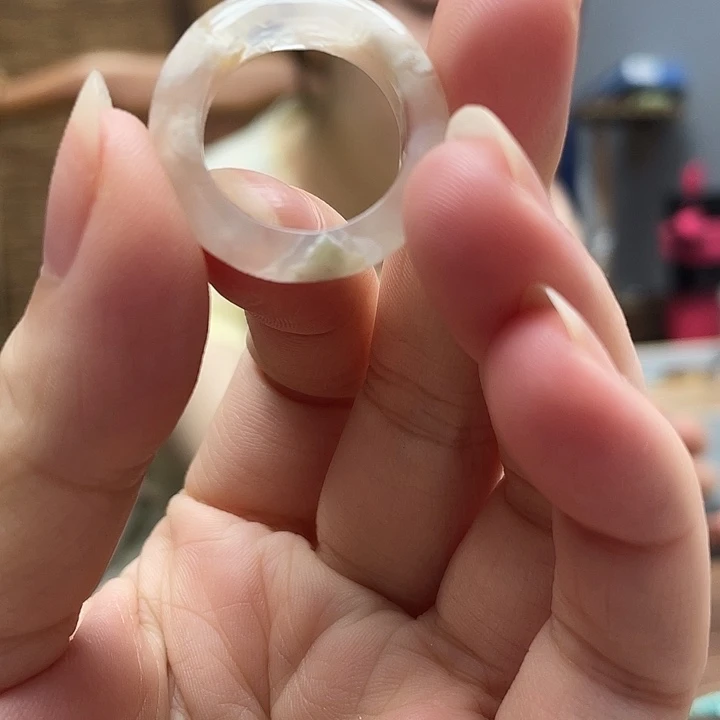 惜***福未镶嵌颈饰琥珀戒指