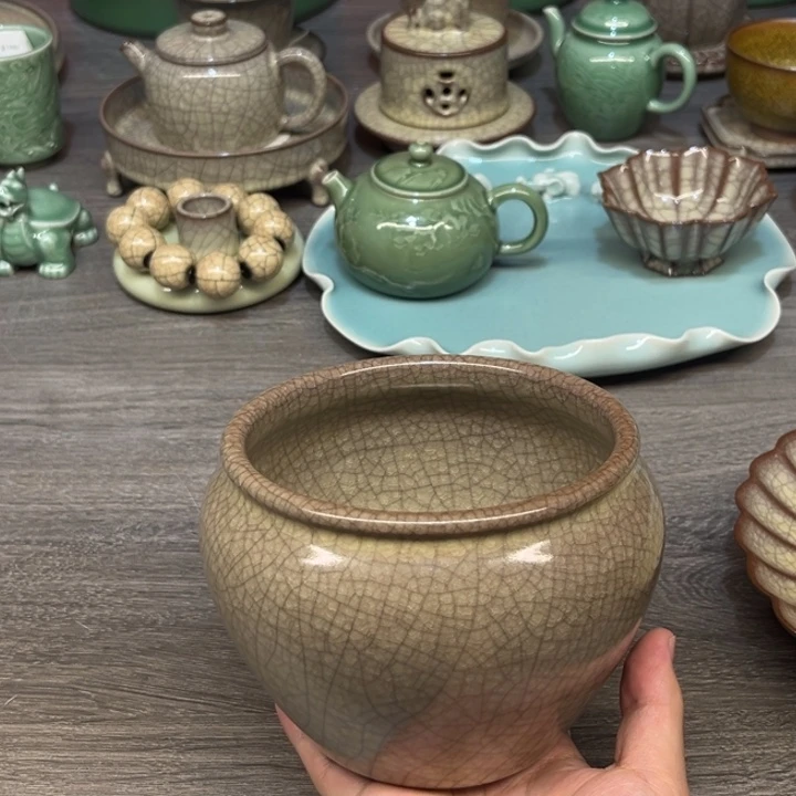 蒋加宝 传世哥窑 水盂