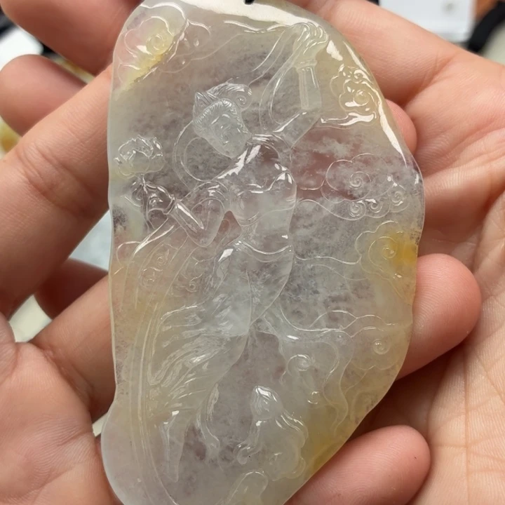 翡翠未镶嵌颈饰天然翡翠a货