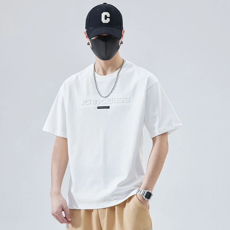 TUCANO啄木鳥/夏季T恤刺绣短袖t恤男装ins上衣