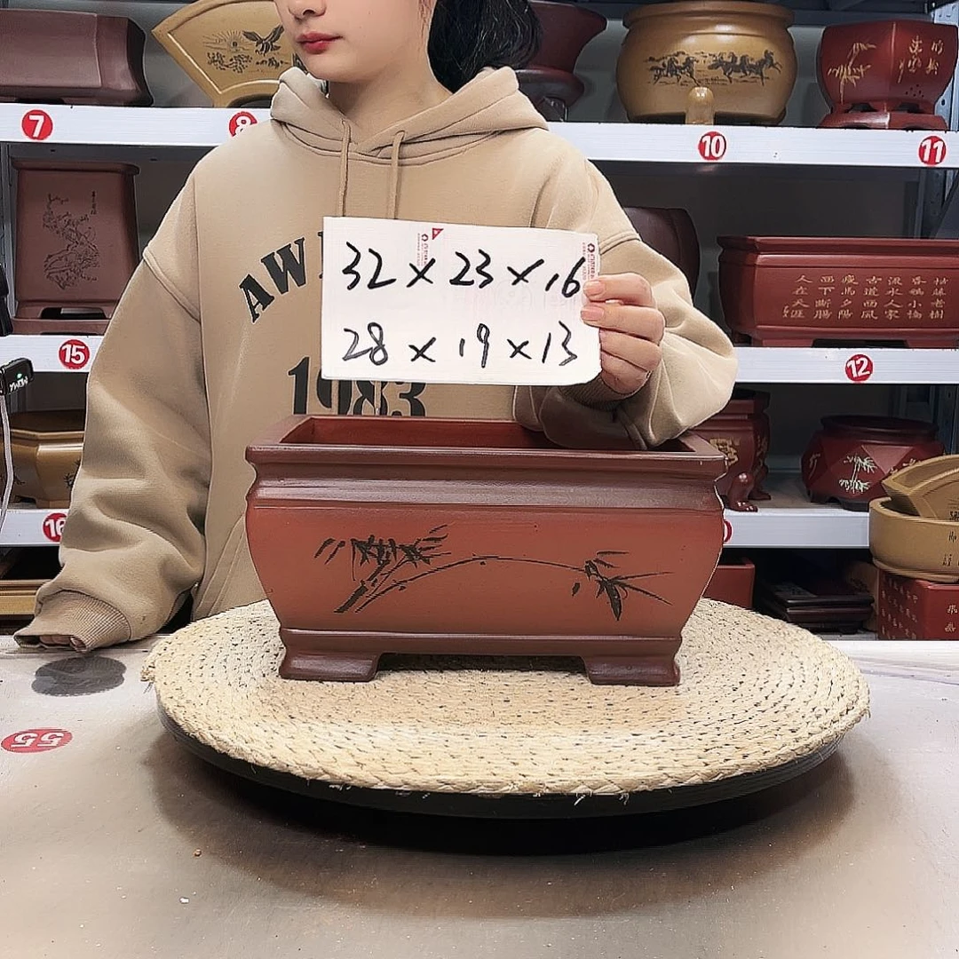 紫砂花盆紫砂花盆