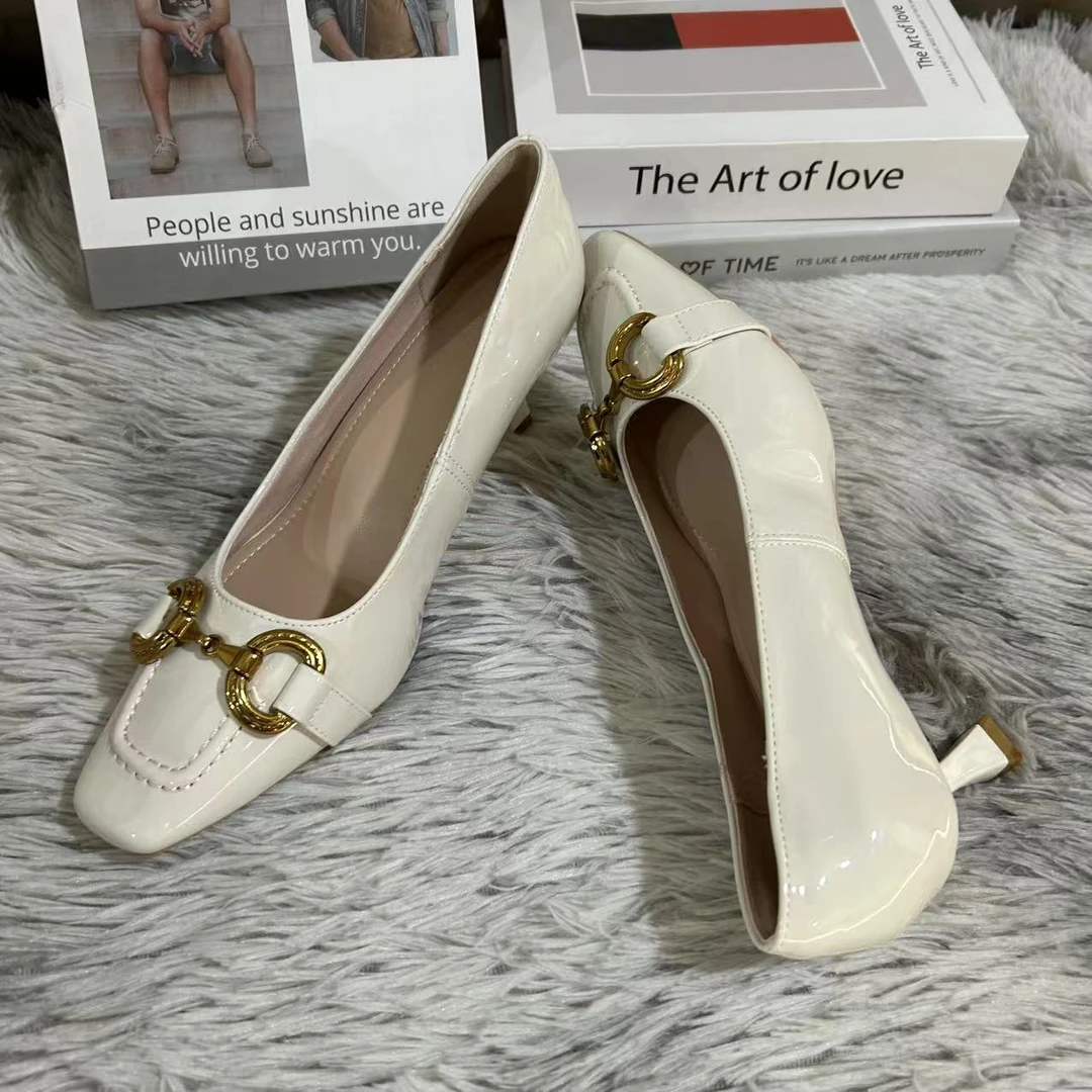 春夏新款 Y 4608-1 时尚潮流气质设计感高跟细跟单鞋