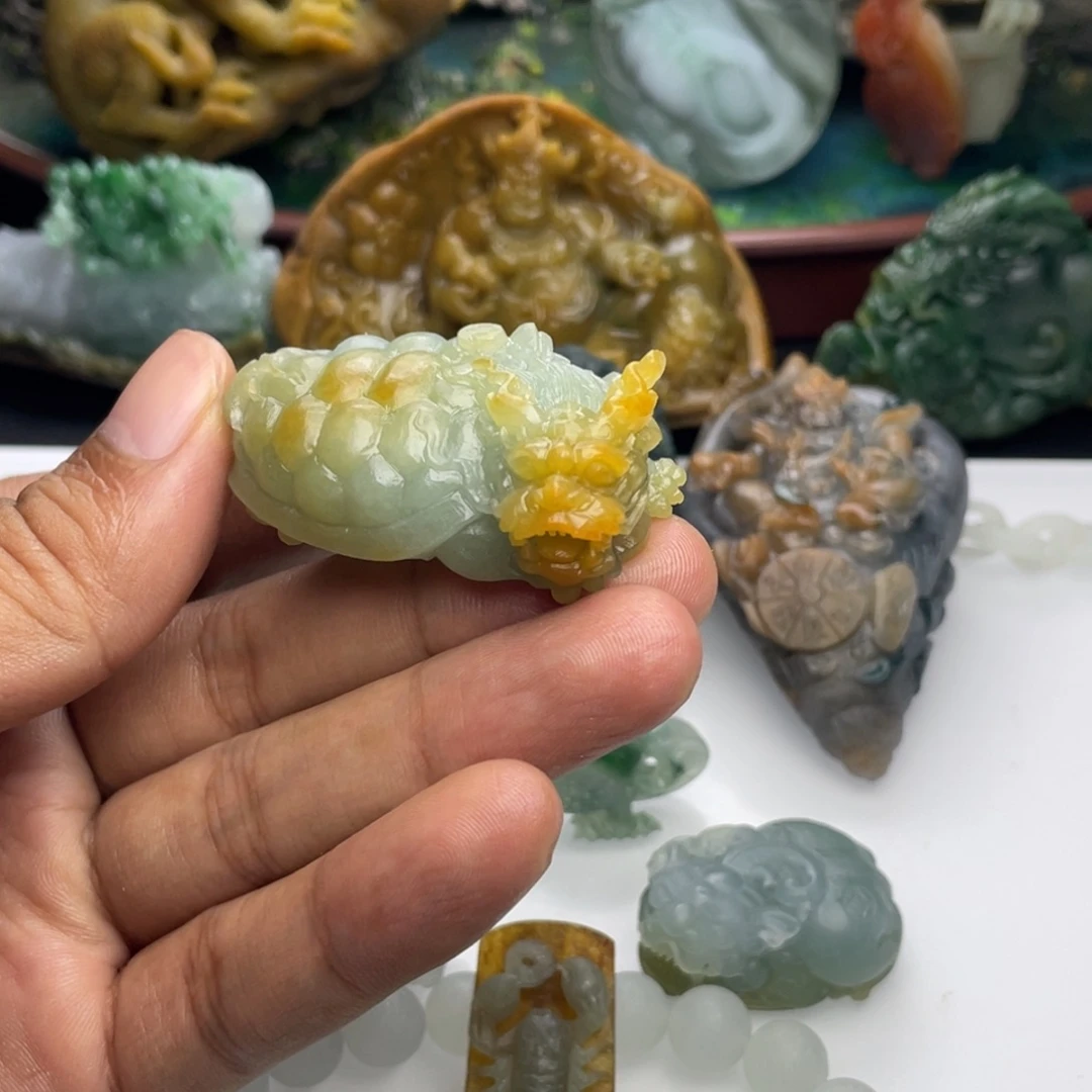 未镶嵌定制翡翠龙龟