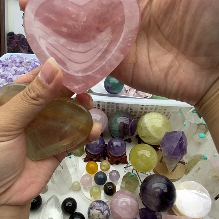 水晶珠宝半成品未镶嵌小****作23号