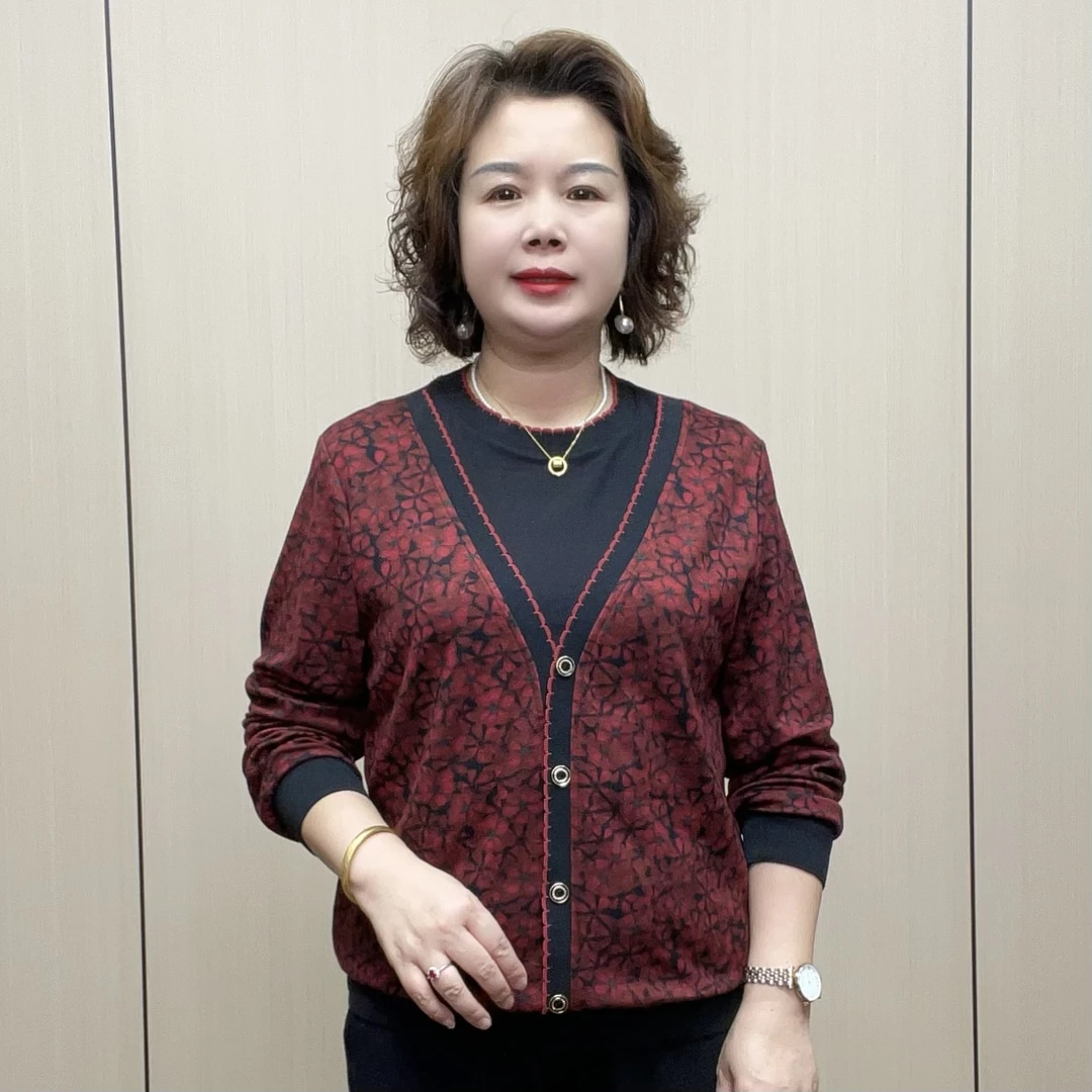 2025秋季时尚中老年气质女装宽松百搭女士洋气休闲弹力显瘦妈妈装
