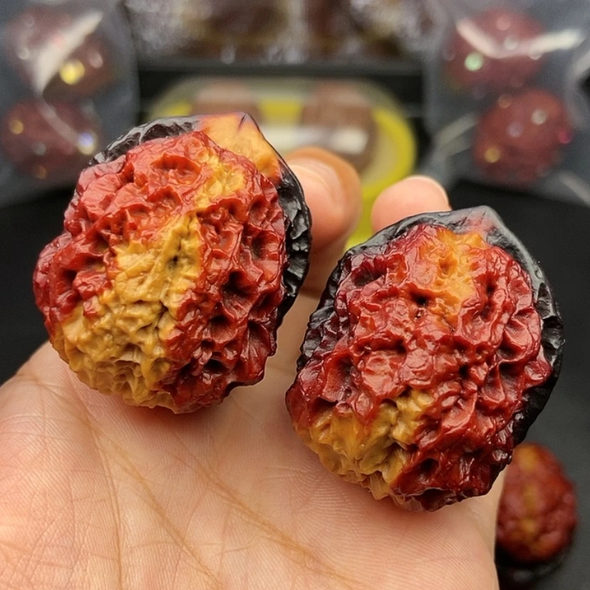 【闪购商品】把件文玩核桃40尺铁狮子球