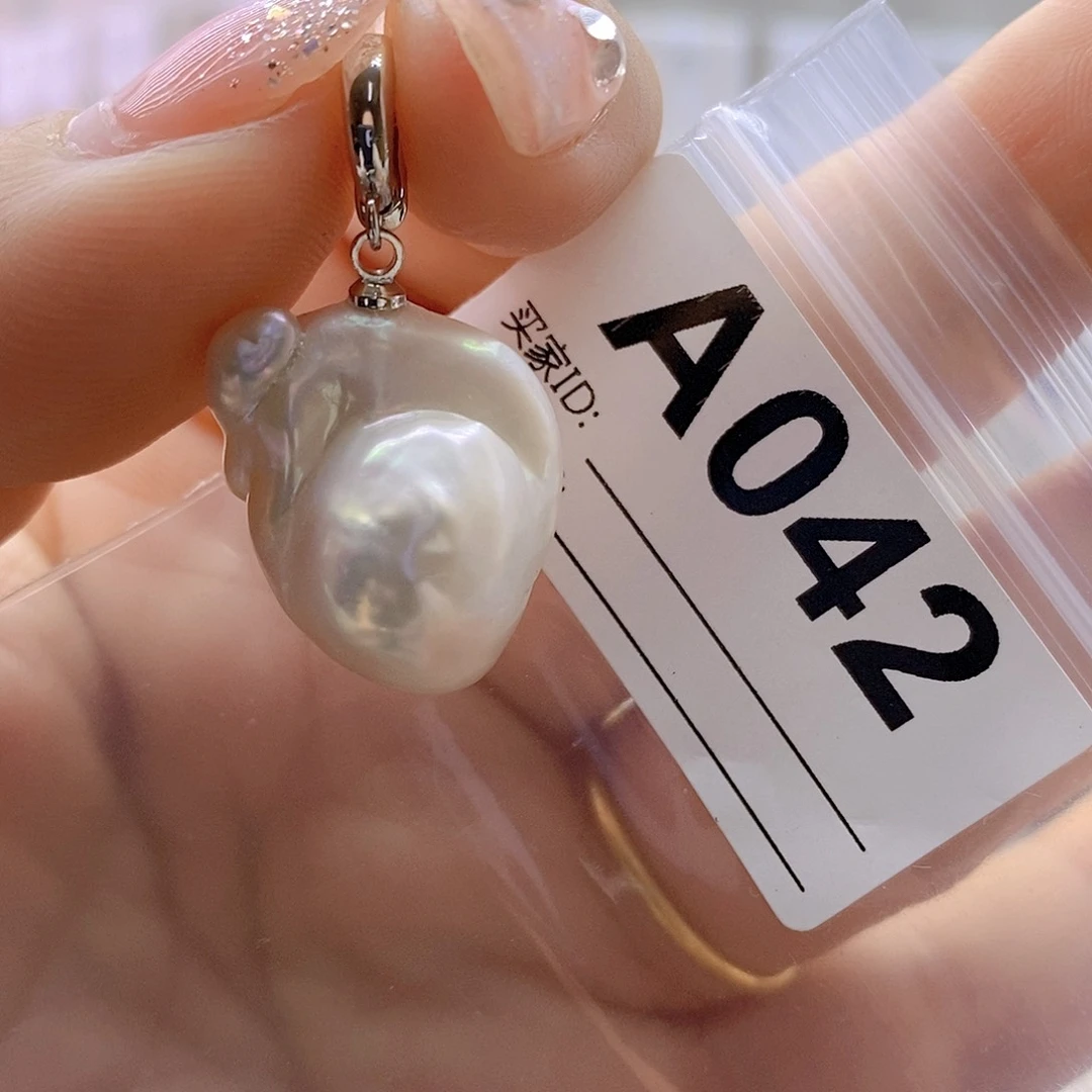 淡水珍珠颈饰银S925镶嵌