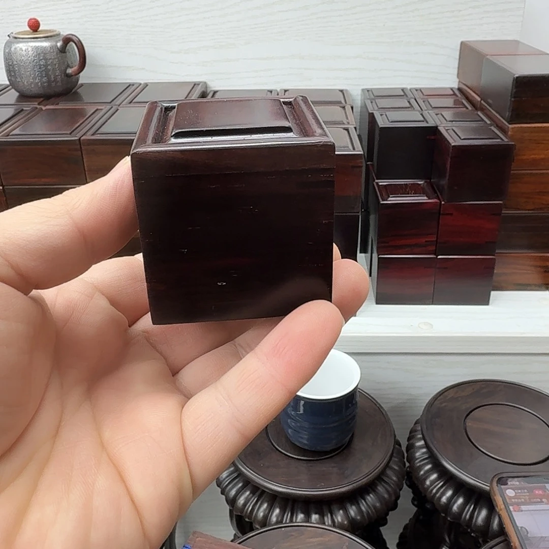 木大叶紫檀戒指盒