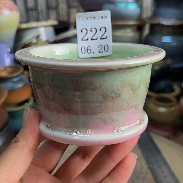 瓷片景德镇陶瓷手工制作口8.5高6.5