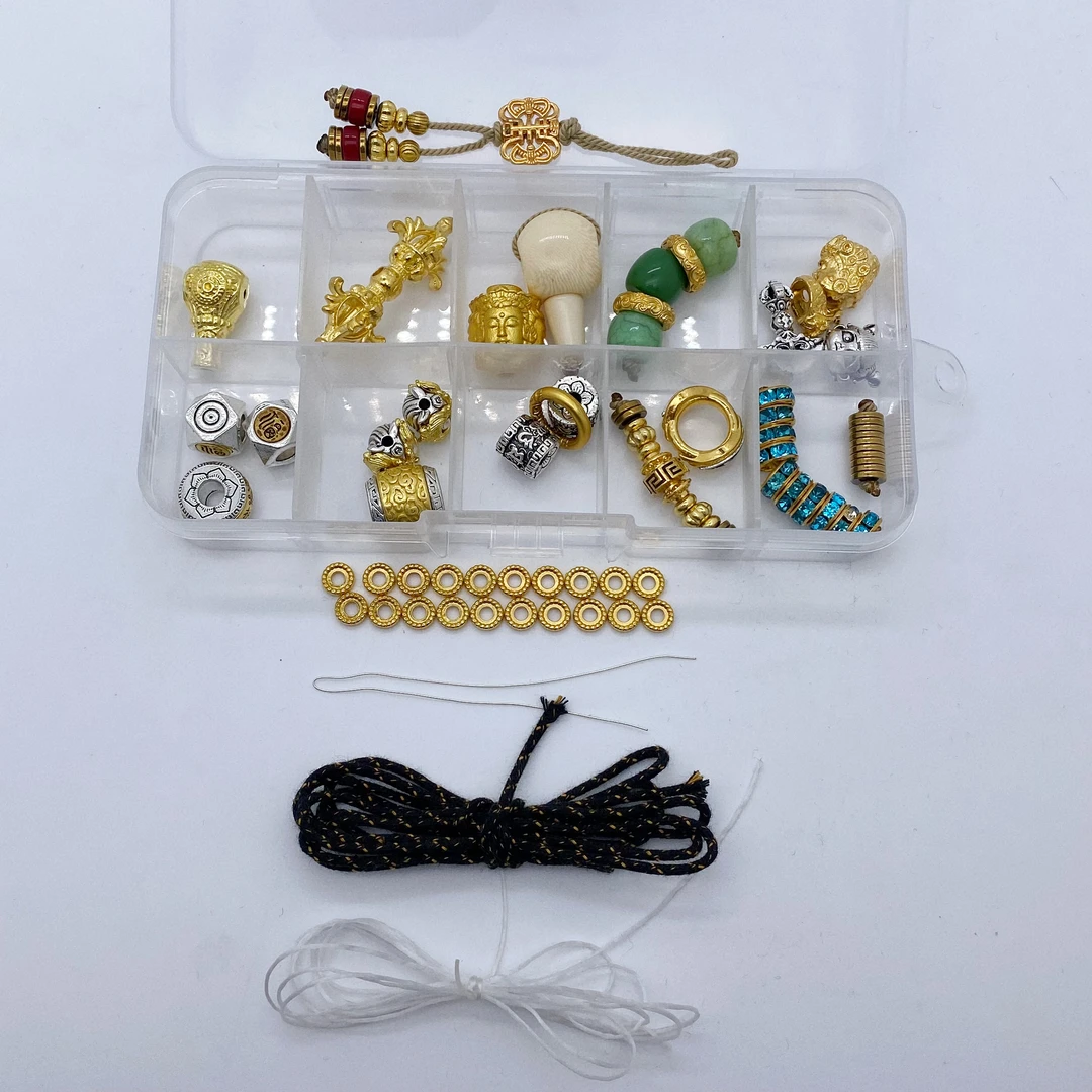 300号新款各种文玩配饰顶珠腰珠隔片适用于15mm以内108使用