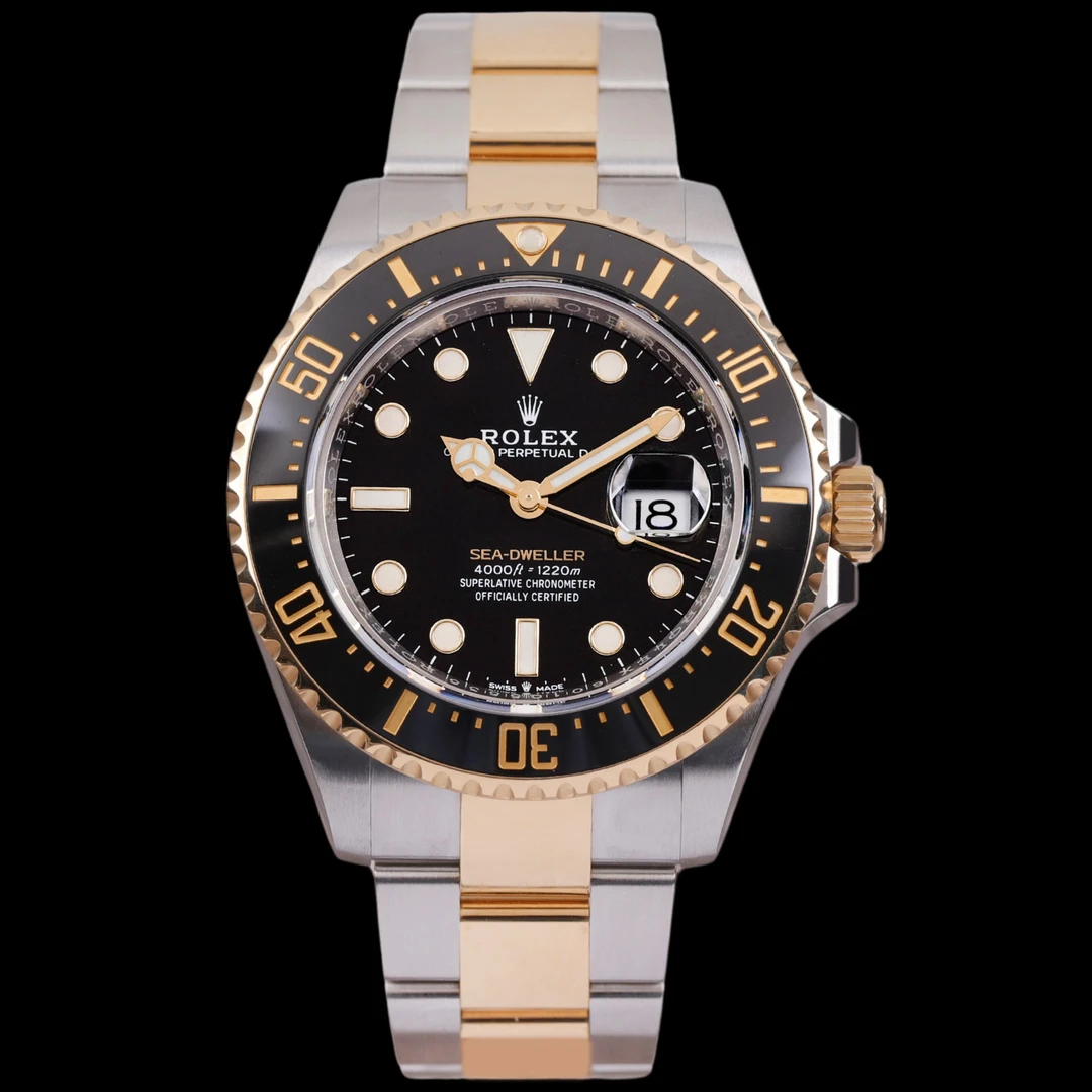 99新 Rolex/劳力士 童/间金海使126603/21年4月全套/43mm