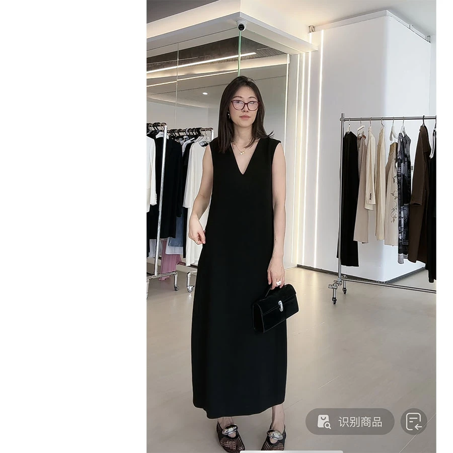 NO退NO换【FELOCCA】V领及简主义大气时尚连衣裙  CC1913和CC2184