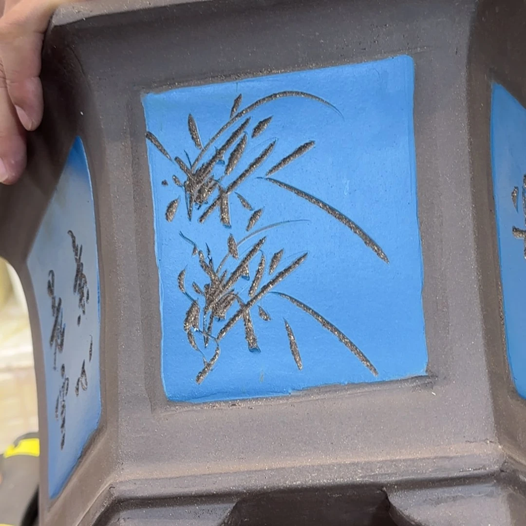 紫砂花盆紫砂紫砂口径32